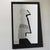 Italian Postmodern Screen-Printed Black Glass Mirror, 1980s For Sale - Image 10 of 10