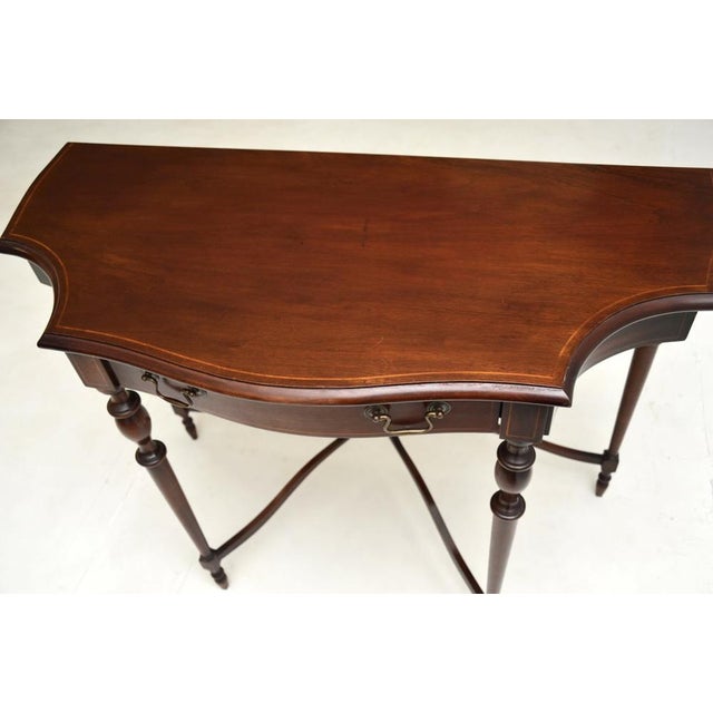 Wood Georgian Console Table, 1950s For Sale - Image 7 of 9