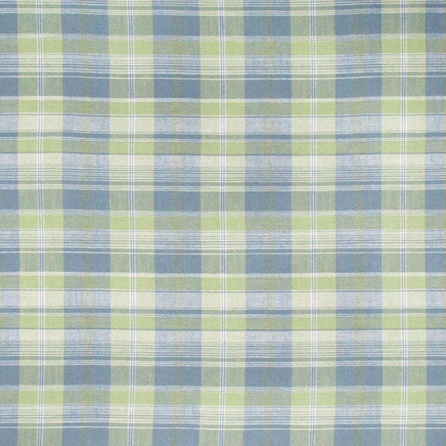 French Country Wonderful Kravet Plaid Down Filled Pillow For Sale - Image 3 of 3