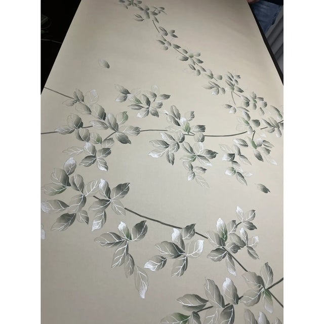 If you love the look of De Gournay wallpaper but not the price , this is for you. The listed price is for 3 panels of 36"...