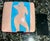 Metal Modern, Abstract, Minimalist Female Nude Bisque Art on Display Stand and Signed by the Artist For Sale - Image 7 of 10