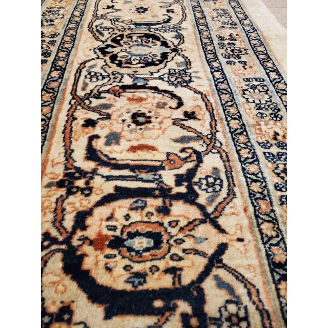 Antique Tabriz Hadji Jalili Persian Rug 9'9x12'4 For Sale - Image 4 of 11
