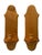 Wood Wall Sconce Pair Maple Candle Holders 14" X 4" For Sale - Image 4 of 5