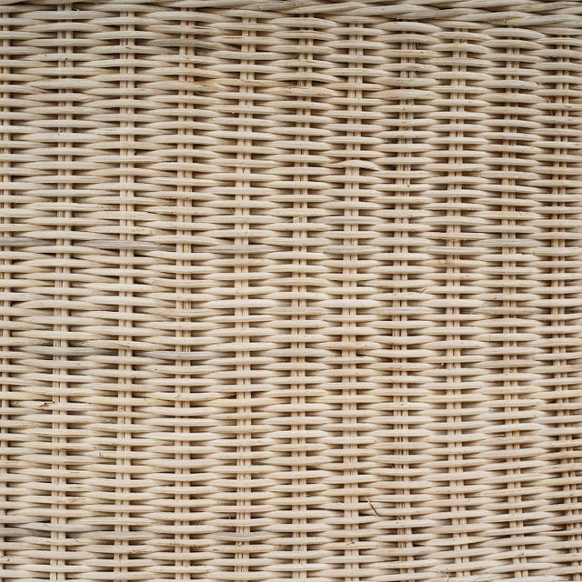 Round Rattan Coffee Table For Sale - Image 4 of 4