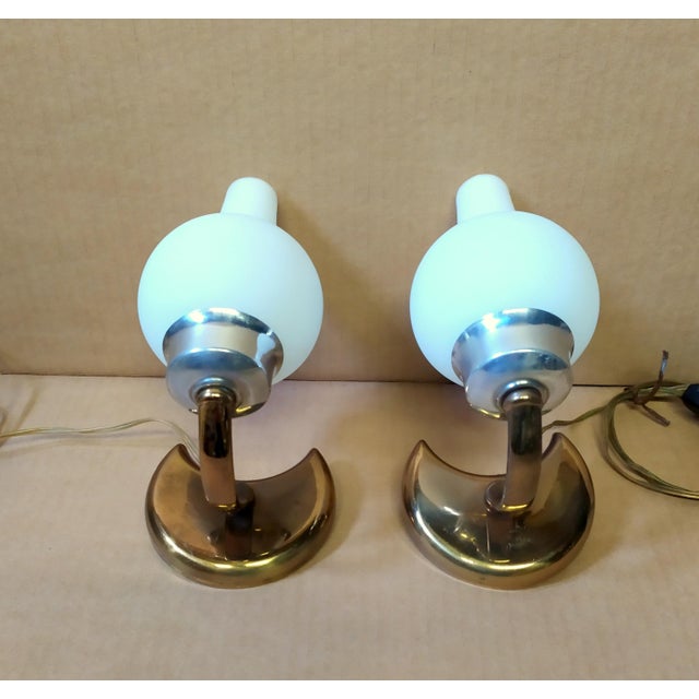 1950s Small Wall Lights from Stilnovo, 1950s, Set of 2 For Sale - Image 5 of 9