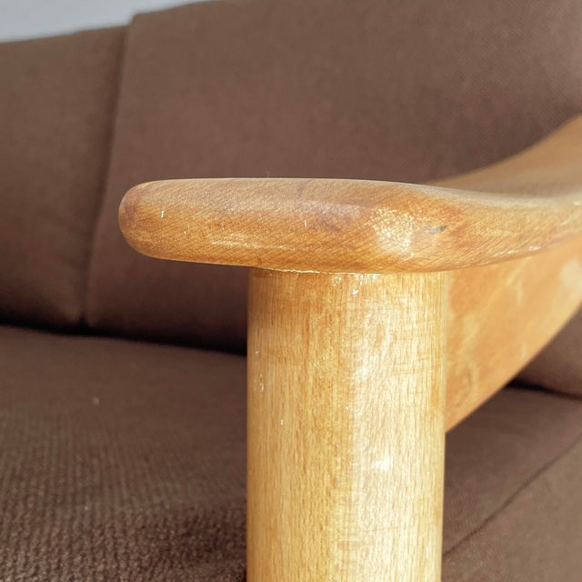 Mid-Century Modern Italian Loden Sofa by Vico Magistretti for Cassina, 1960s For Sale - Image 9 of 18