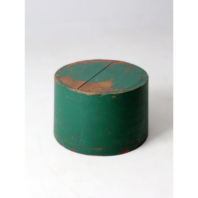 Shabby Chic Antique Painted Circus Elephant Stand For Sale - Image 3 of 17