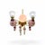 Metal Pink Murano Spheres Chandelier For Sale - Image 7 of 7