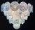 Space Age Blue Murano Chandelier, 1990s For Sale - Image 4 of 11