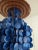 Verner Panton Mid-Century Modern Verner Panton Style Blue Capiz Shell Chandelier For Sale - Image 4 of 6