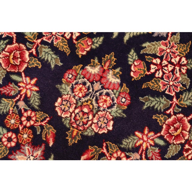 Shabby Chic Shabby Chic 1990's Pak-Persian Blue/Ivory Wool Rug - 6'0'' X 9'1'' For Sale - Image 3 of 9