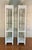 Mid-Century Modern 70s Vintage Henry Link White Wicker Lighted Etageres Display Glass Shelves - A Pair For Sale - Image 3 of 12