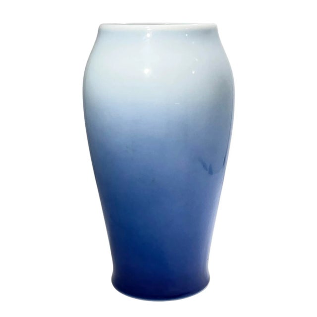 Bing & Grondahl 1970s Bing & Grondahl Christmas Rose Porcelain Vase. Marked For Sale - Image 4 of 8