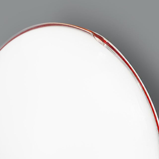 White Round Ronda 37 Ceiling Light by Studio Tecnico Leucos for Leucos, 1970s For Sale - Image 8 of 15