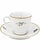 White Vintage the 21 Club Nyc Restaurant Demitasse Cup & Saucer New York City For Sale - Image 8 of 12