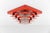 Space Age Lamp in Pyramid Shape in Metal and Glass, 1960s For Sale - Image 11 of 11