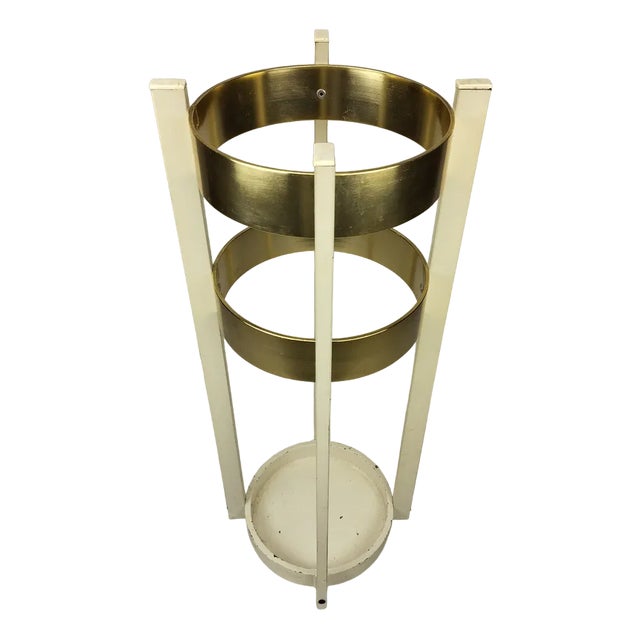Mid-Century Umbrella Stand in Metal, 1960s For Sale