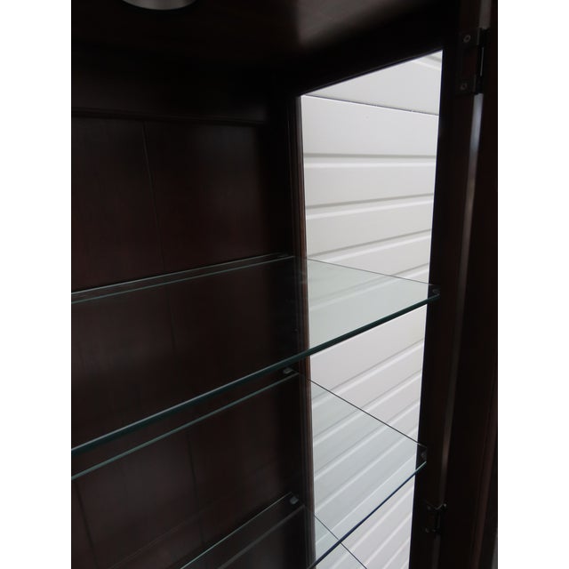 Harden Chippendale Tall Large Display China Cabinet 6606 For Sale - Image 13 of 18