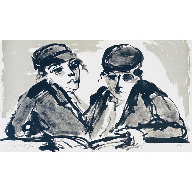 Born in Poland in 1920, Bernstein completed his art studies in the Academy of Vilna in 1939. His family was wiped out in...