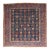 Antique Zabihi Collection Garden Design Square Persian Bakhtiari Rug - 11'8" x 12'5" For Sale