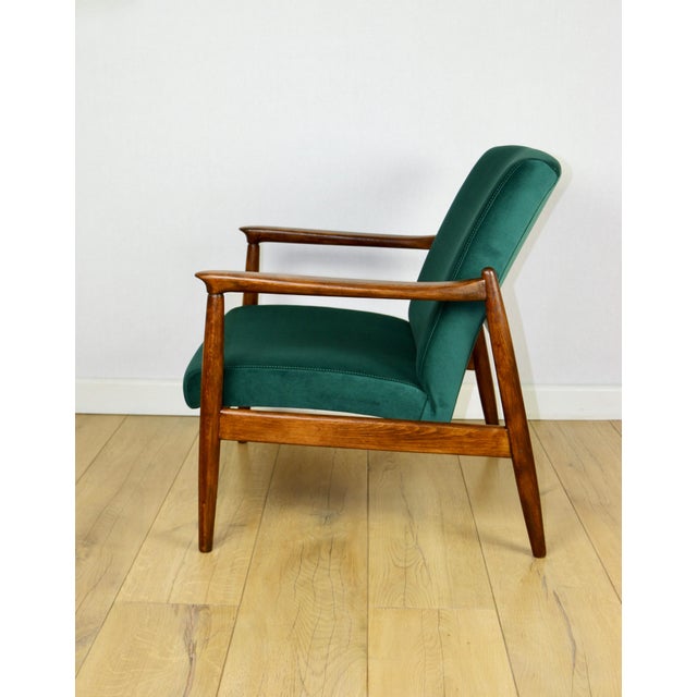 GFM-64 Lounge Chair in Green by Edmund Homa, 1970s For Sale - Image 4 of 12