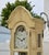 Vintage Sligh Carved Venetian Style Distressed Whitewash Grandfathers Clock For Sale - Image 10 of 12