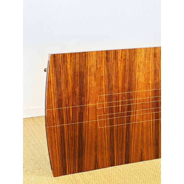 1940s Art Deco Dining Table in Varnished Rosewood, 1940 For Sale - Image 5 of 16