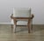One For Victory Walnut & Boucle Sculptural Lounge Chair For Sale - Image 4 of 7