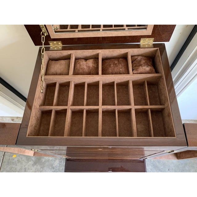 Wood Handmade Italian Jewelry Case For Sale - Image 7 of 12