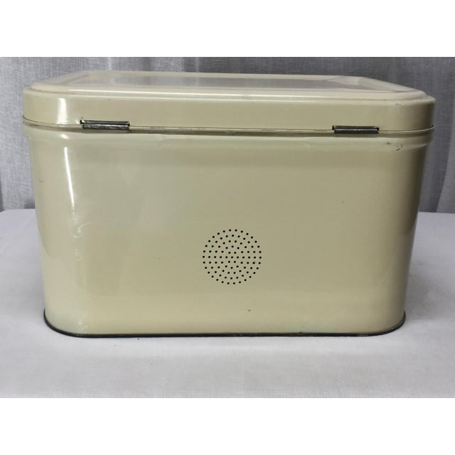 1940s Farmhouse Arts & Crafts Bread Box and Canister Set Set of 5