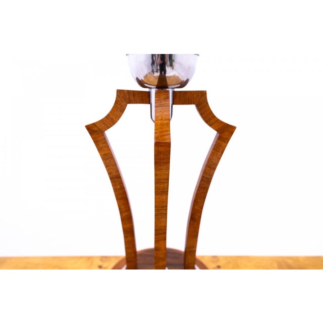 Art Deco Table Lamp, Poland, 1950s For Sale - Image 4 of 9