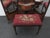Wood 1920s Carved Tri Fold Vanity Makeup Dressing Table and Stool 6454 For Sale - Image 7 of 18