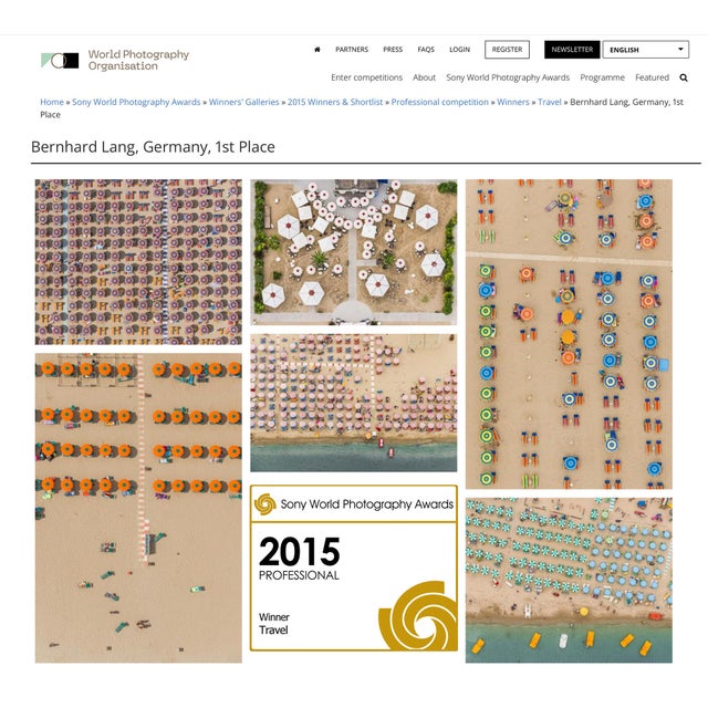 "AV_Adria_022" Contemporary Limited Edition Fine Art Photograph by Bernhard Lang 47x38 For Sale - Image 10 of 10