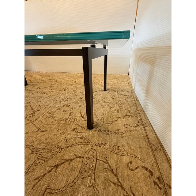 Brown Burnished Brass Metal With Glass Top Coffee Table For Sale - Image 8 of 12