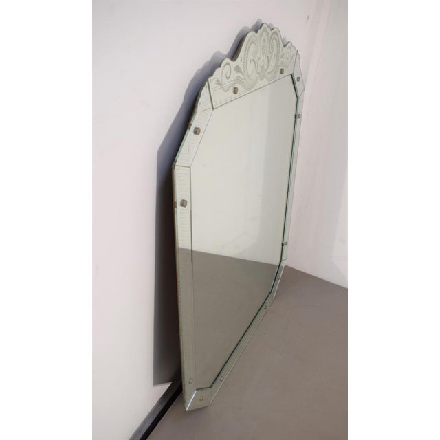 Mid-Century Modern Vintage Italian Mirror by Pietro Chiesa, 1950s For Sale - Image 3 of 16