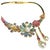 Bochic "Orient" Opal, Multi Sapphires & Rubies Necklace Set In 18K Gold & Silver Blue Topaz - 3 carats Multi sapphires - 4...