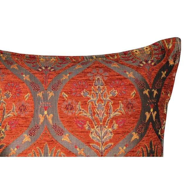 Shabby Chic Time Less Shabby Chic Ikat Turkish Throw Pillow For Sale - Image 3 of 9