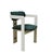 the Pampelona chair designed by Augusto Savini in the 1960s is a model prized for its massive wooden frame that forms two...