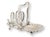 Silverplate Toast Rack W/Butter Dish For Sale In Los Angeles - Image 6 of 6
