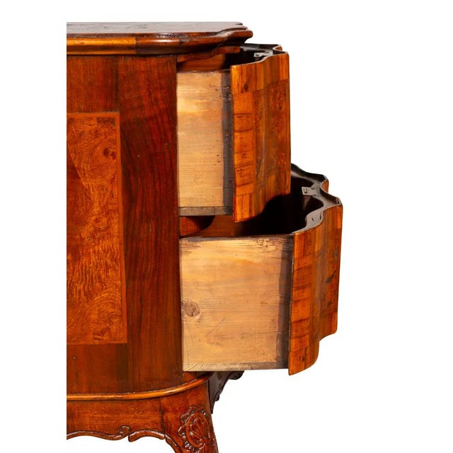North Italian Walnut Commodini For Sale - Image 9 of 13