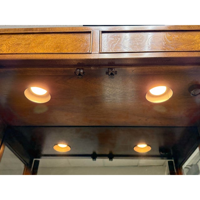 Campaign Style Curio Display Cabinet, Vintage For Sale - Image 12 of 12