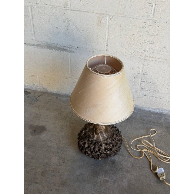 Mid 20th Century Mid-Century Modern Vulcano Ceramic Table Lamp For Sale - Image 9 of 10