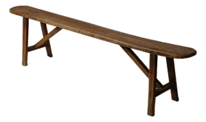 Mid 19th Century Wooden Harvest Bench