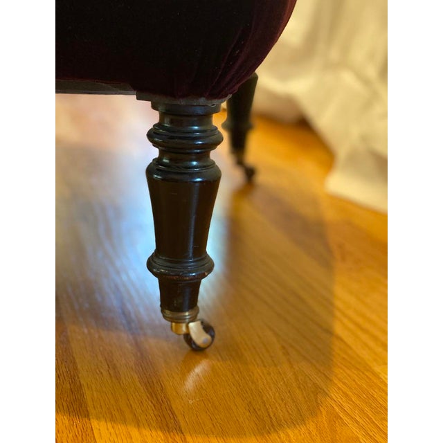 Vintage Velvet Slipper Chairs- a Pair | Chairish
