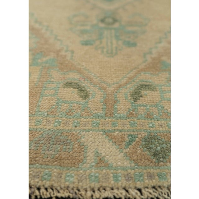 Turkish Turkish Mini Rug Oriental Hand Knotted Vintage Rug 1'9" x 3'3" #21093 For Sale - Image 3 of 8