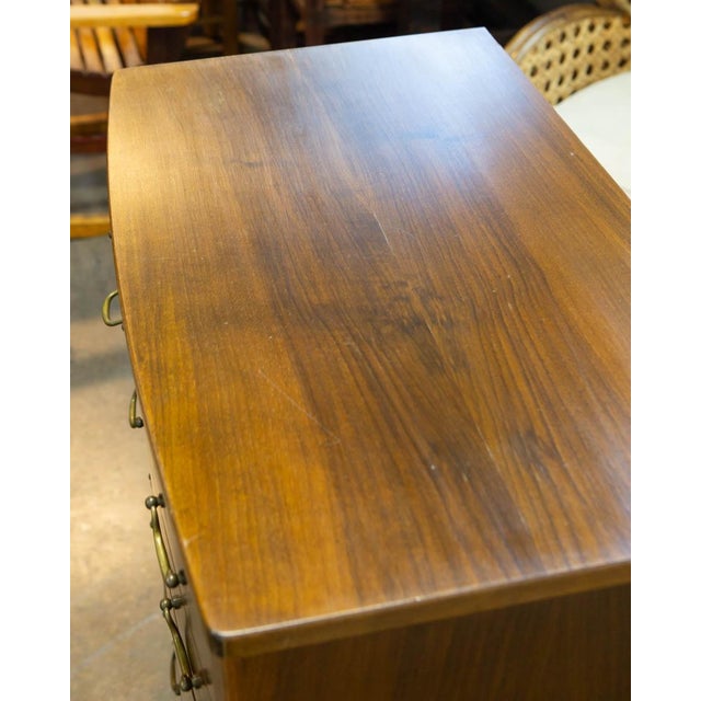 Wanscher Style Danish Modern Walnut Chest of Drawers, C. 1950s For Sale - Image 12 of 14