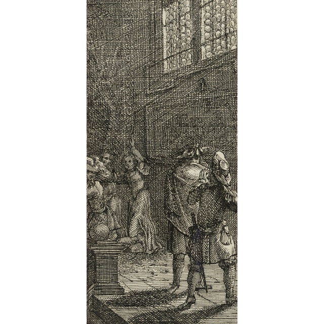 J. Meyer, Night Raid in a Palace, 17th-Century, Etching For Sale