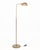 Mid 20th Century Mid-Century Modern Brass Shell Motif Floor Lamp For Sale - Image 5 of 7