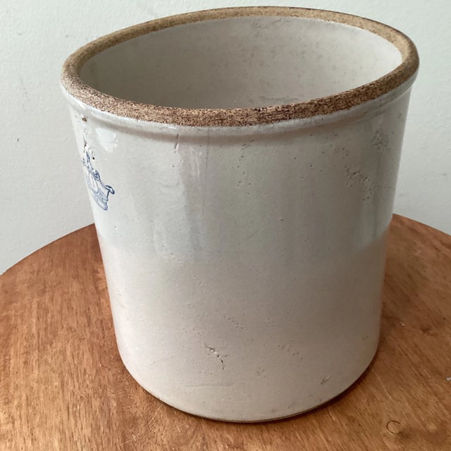 Antique Robinson Ransbottom Blue Crown Stoneware Crock Roseville Ohio For Sale In Chicago - Image 6 of 12