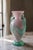 This exceptional 1980s Murano glass amphora-shaped vase represents a certified masterpiece of Venetian postmodern...